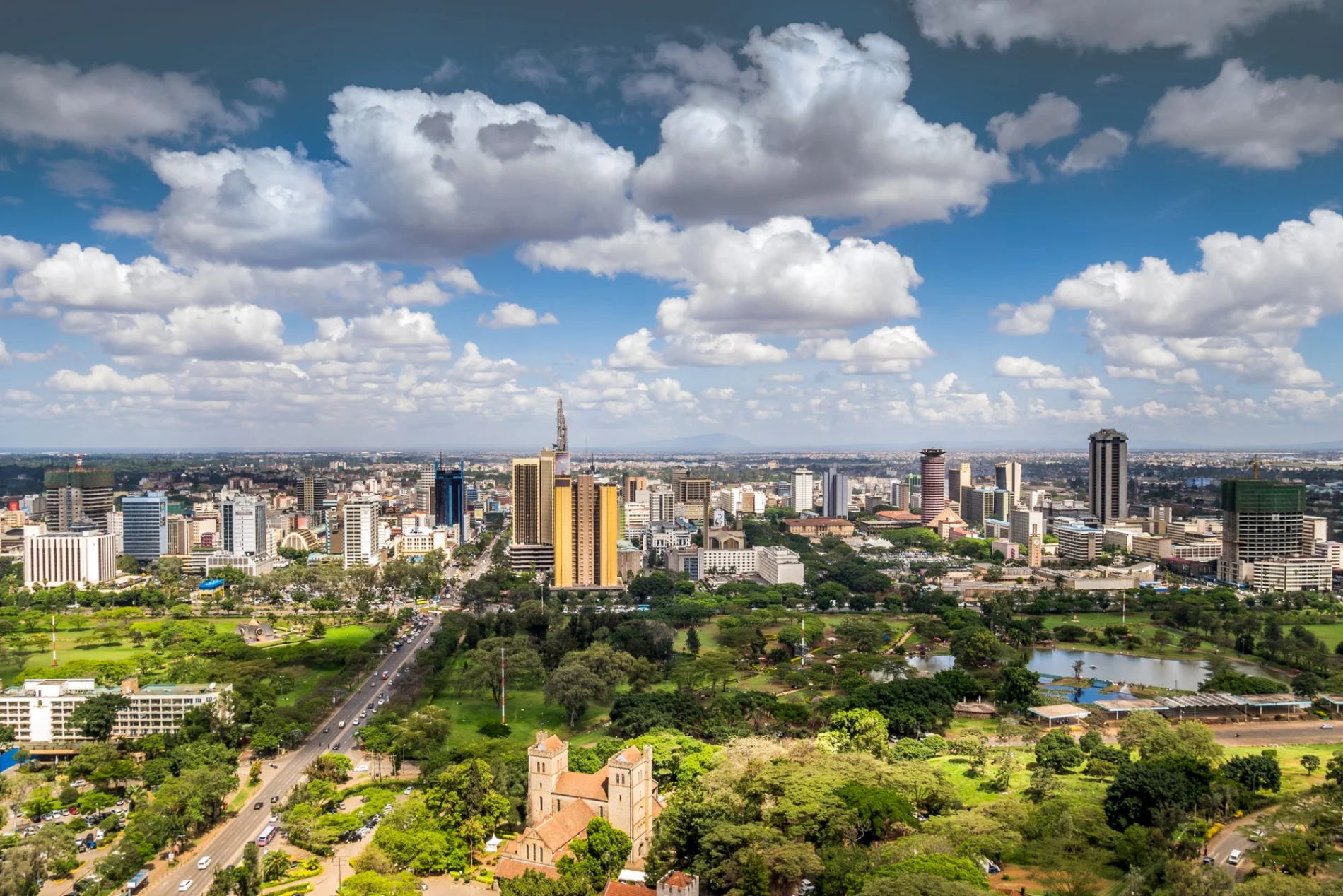 Nairobi, the capital city of Kenya.