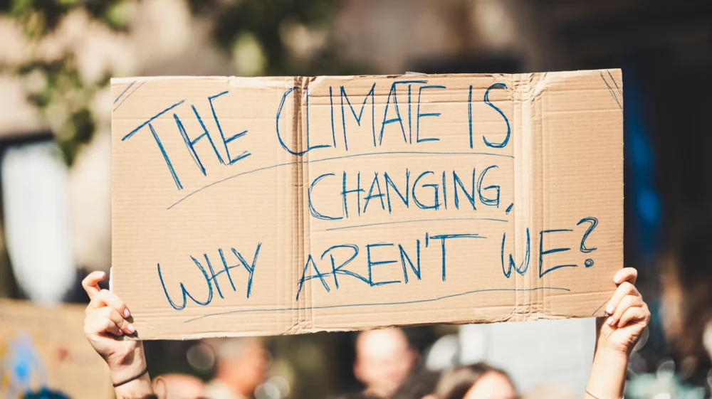 Climate protest