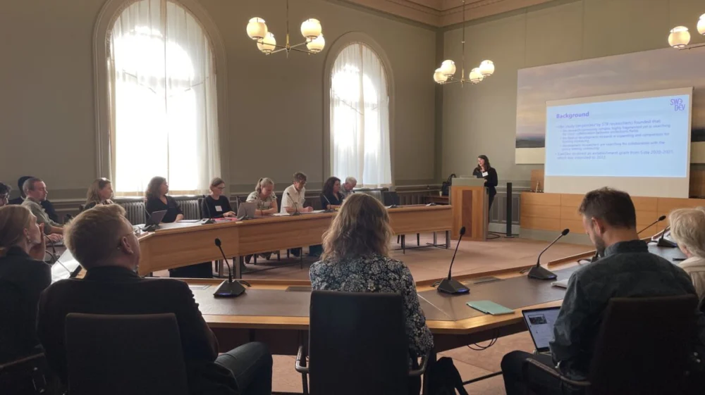 SweDev's Annual Assembly in Uppsala, 2023.
