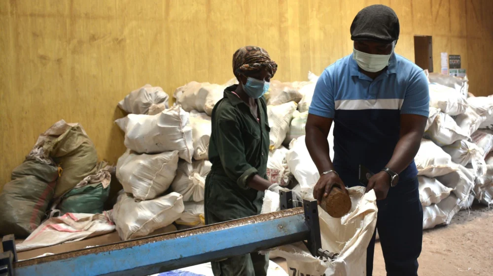 Making of briquettes