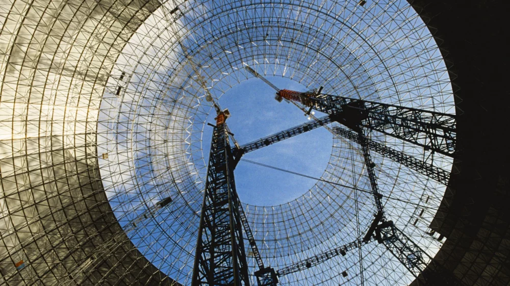 Vid byggandet av Globen behövdes mycket stål. Nu planeras fossilfri ståltillverkning i Boden.