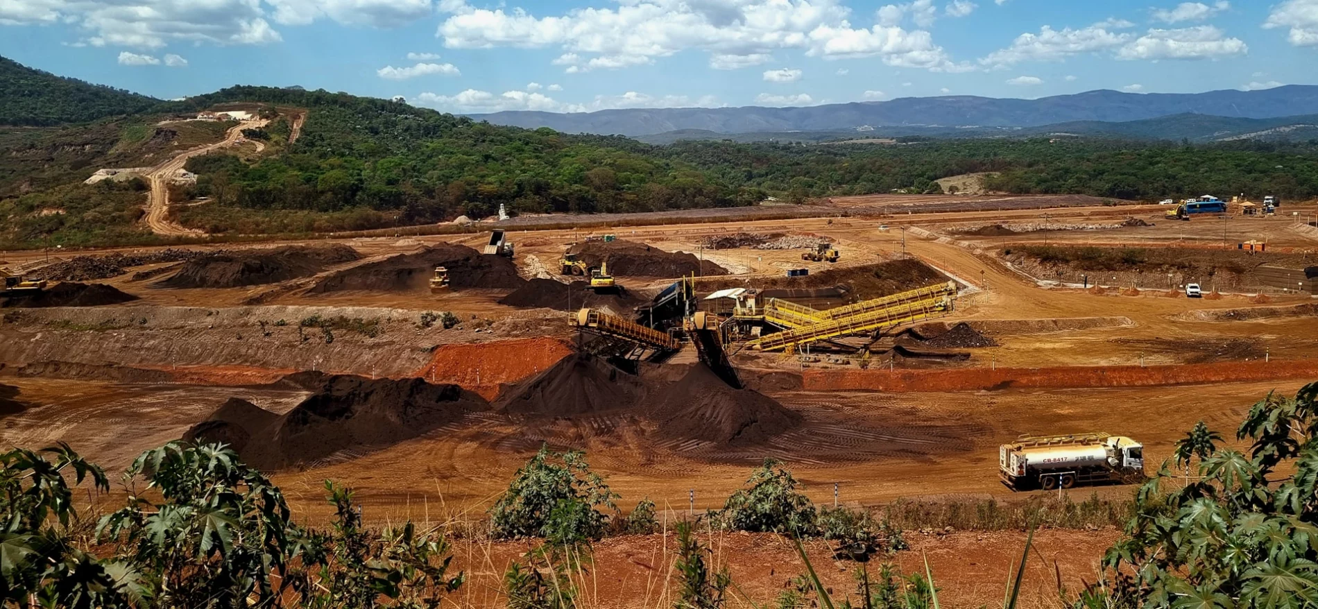 Construction site in Brumadinho, Brasil