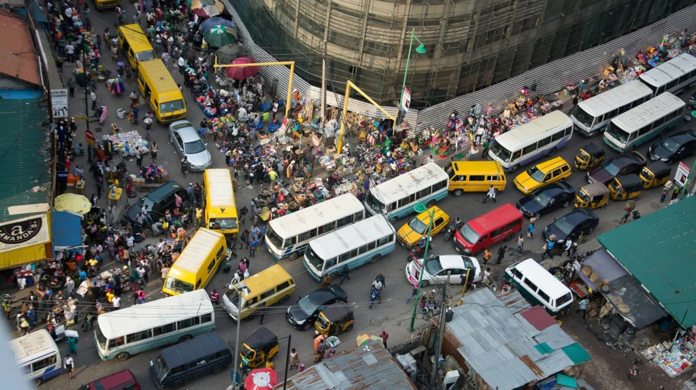 Traffic in Lagos, Nigeria