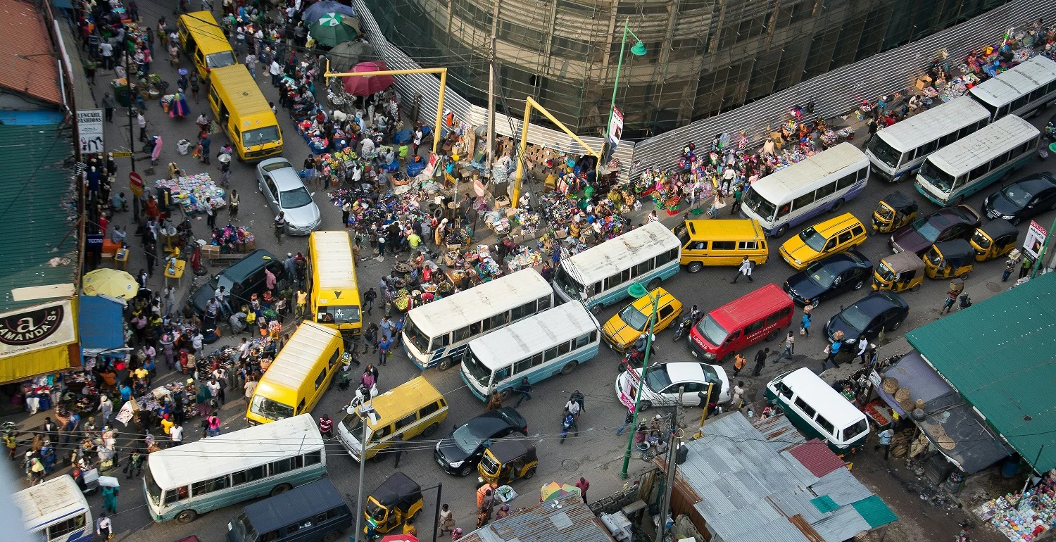 Traffic in Lagos, Nigeria
