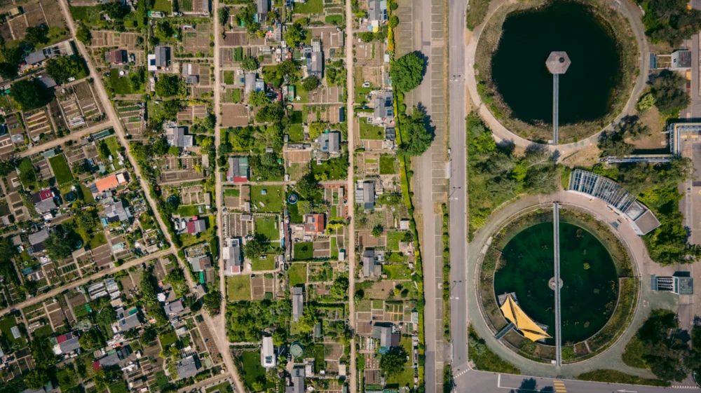 Sewage Treatment Plant & Allotment gardens, Switzerland