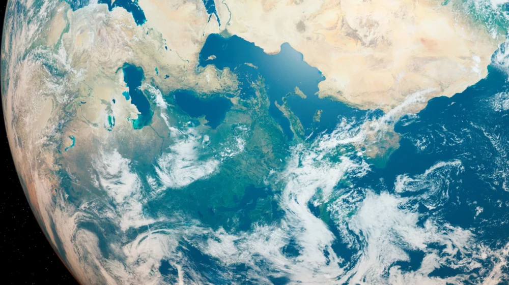 Earth from space.