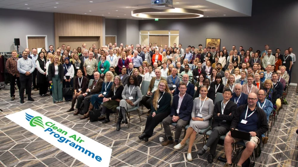 Cross section of participants at the UK clean air conference in Birmingham.