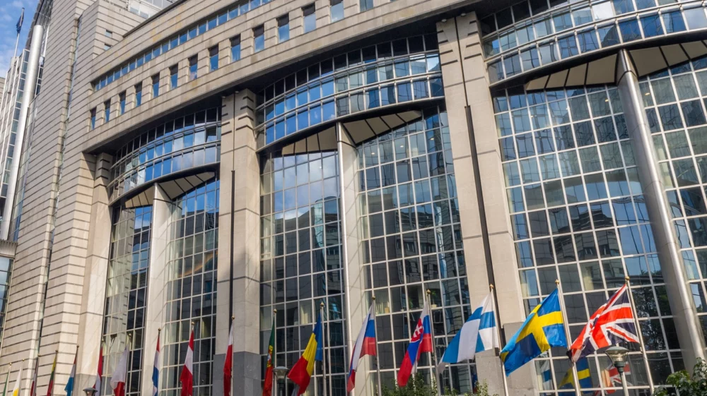 The European Parliament in Brussels.
