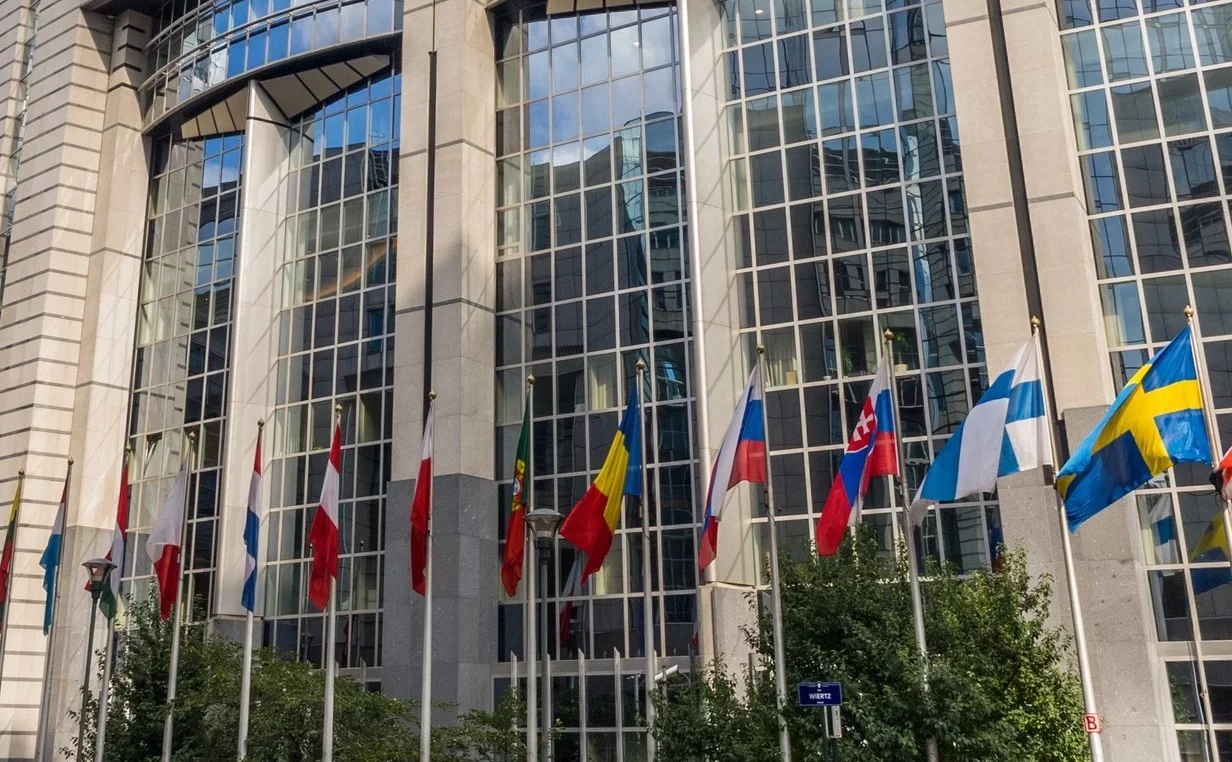 The European Parliament in Brussels.