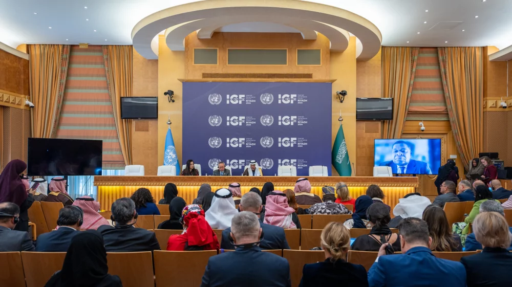 Day 1 of the 2024 Internet Governance Forum (IGF) in Riyadh, Saudi Arabia. 16 December 2024.