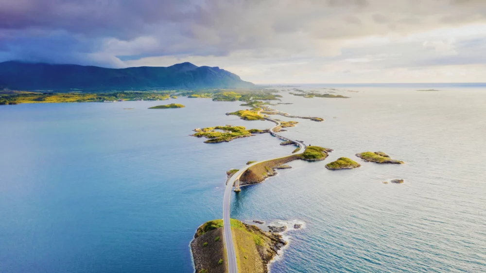 Storseisundet Bridge, Atlantic Road, Norway.