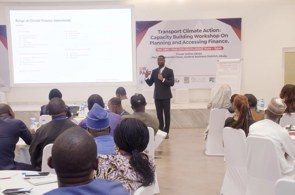Participant engagement during the workshop in Abuja