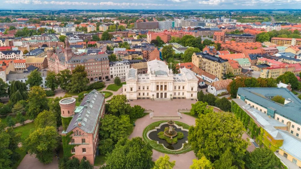 View over Lund in Sweden.