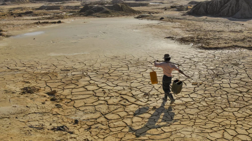 parched landscape