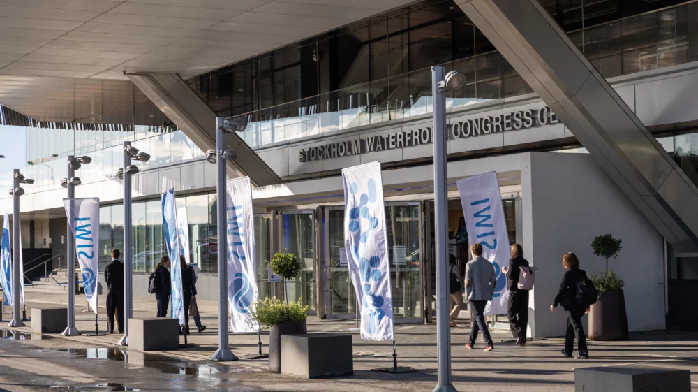 Entrance to World Water Week, Stockholm