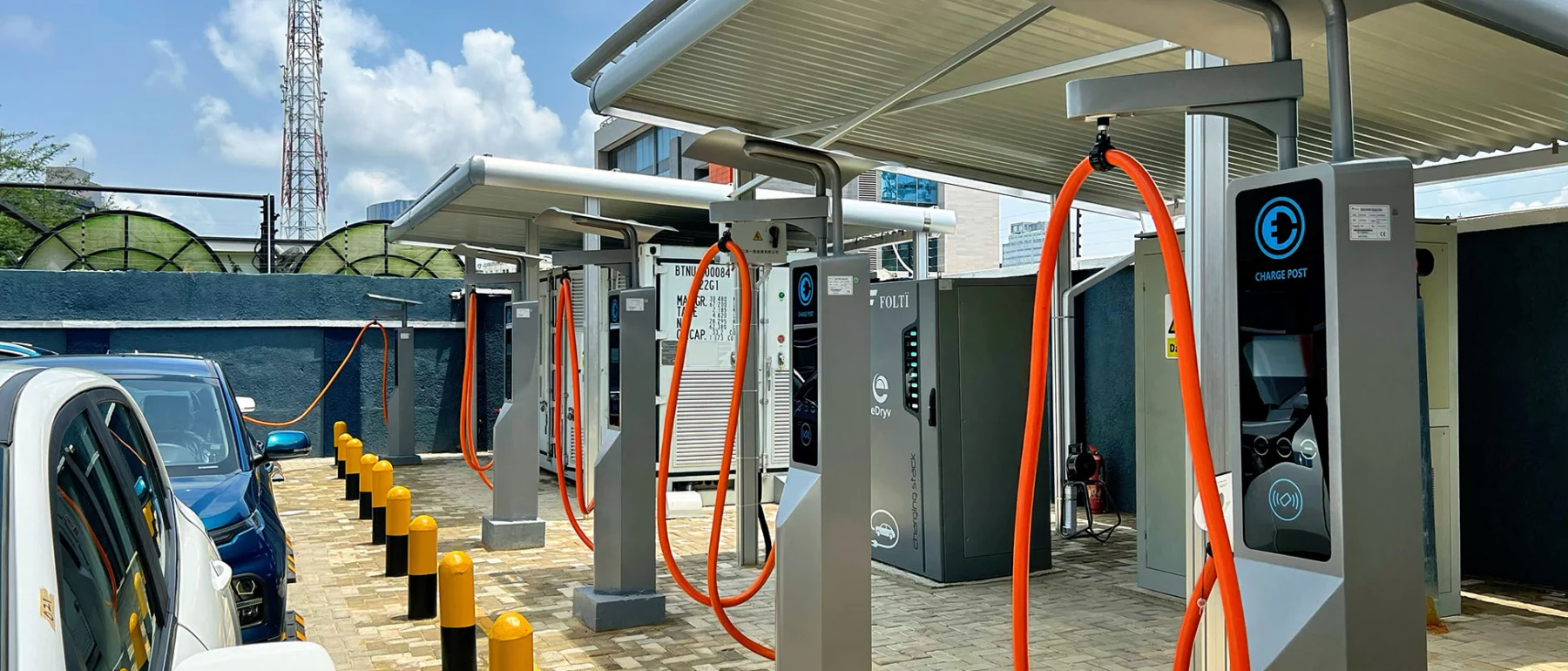 A fuelling station for electric vehicles in Nigeria