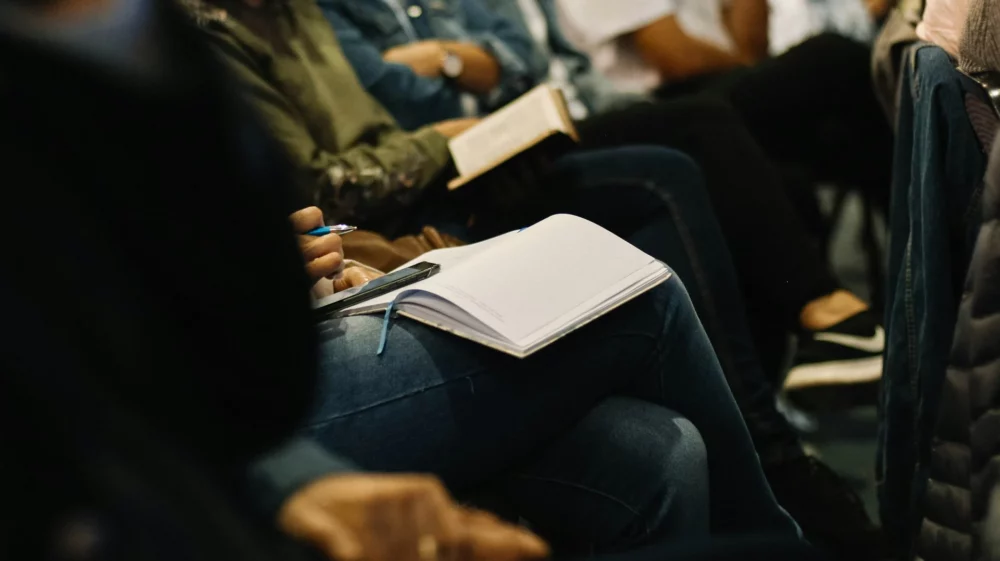 People in a seminar
