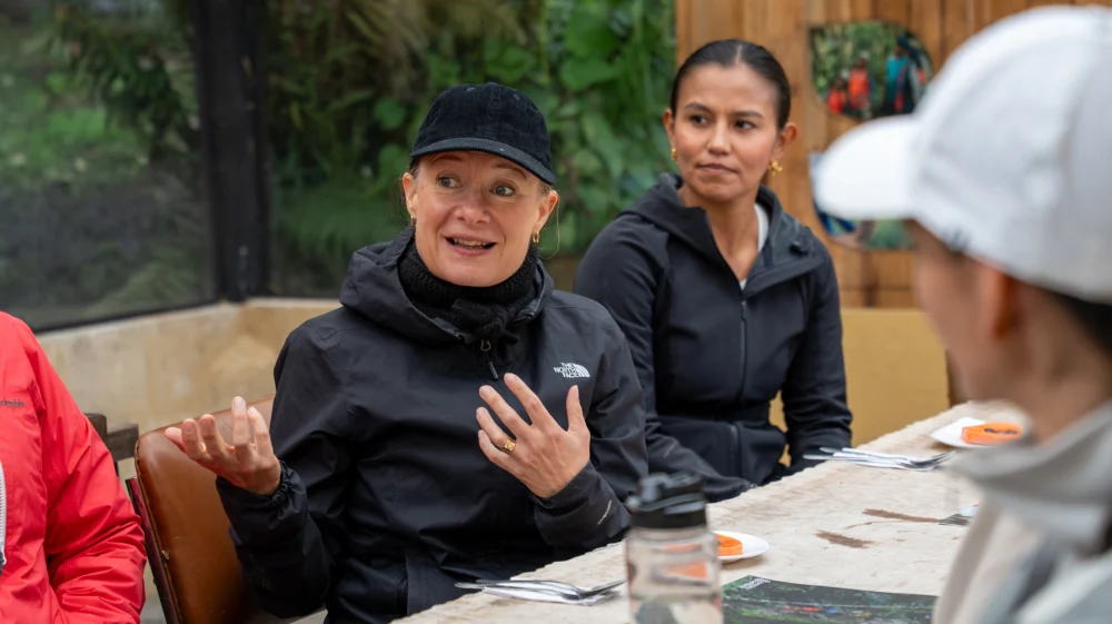 Eeva Primmer at Escuela Páramo, Colombia.