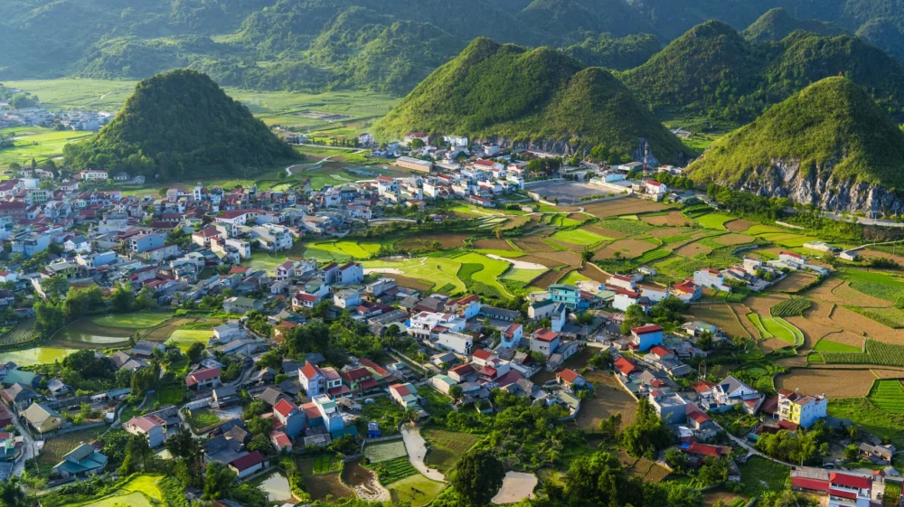 View of Tam Son village, Ha Giang, Vietnam during the day. Photo: traveler1116 / Getty Images