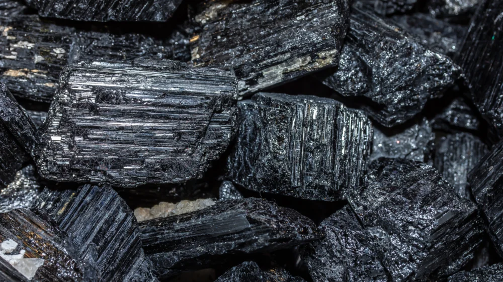 Close-up image of tourmaline.